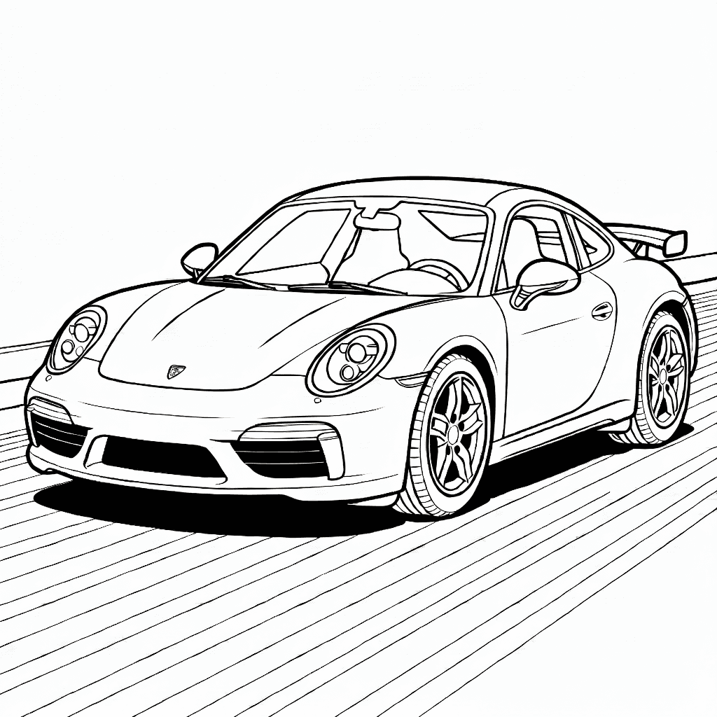 A sleek sport car with detailed wheels and aerodynamic shape